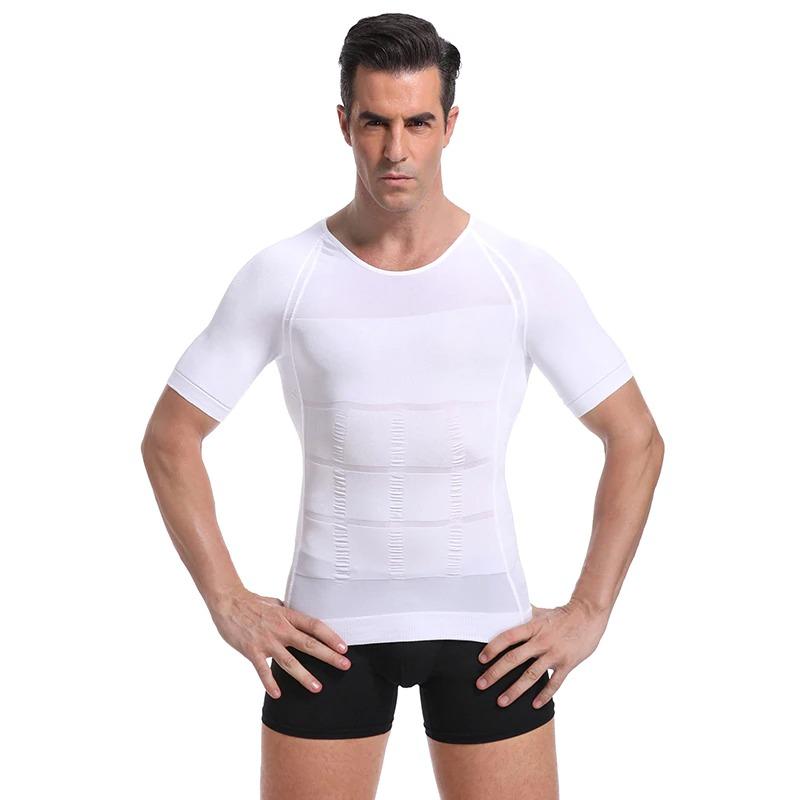 barbermaskine vinge Erobrer Men's Slimming High Compression Body Shaping Undershirt T-Shirt – ShapeCORE  Fitness