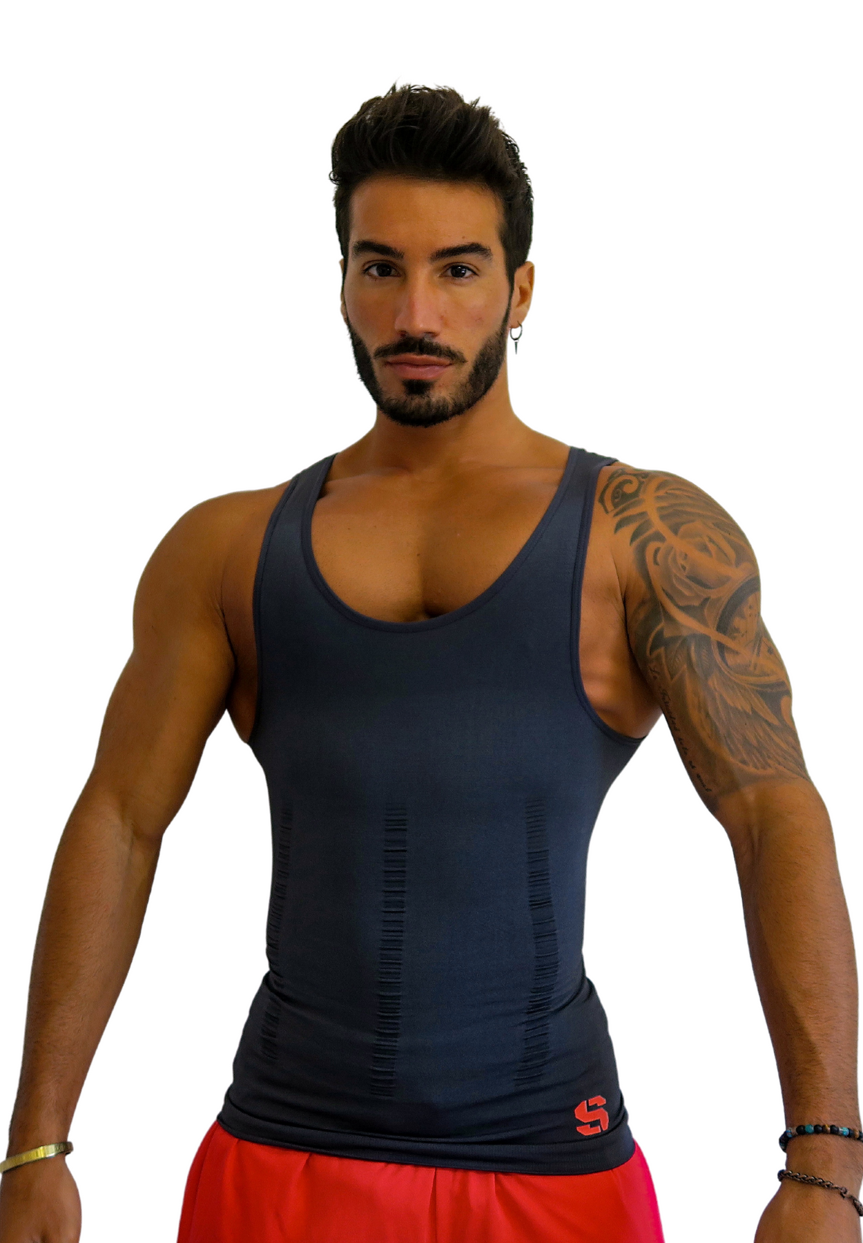 ShapeCORE Fitness (Official Brand) - Slimming High Compression Body Shaping Tank Top Navy Blue / XL